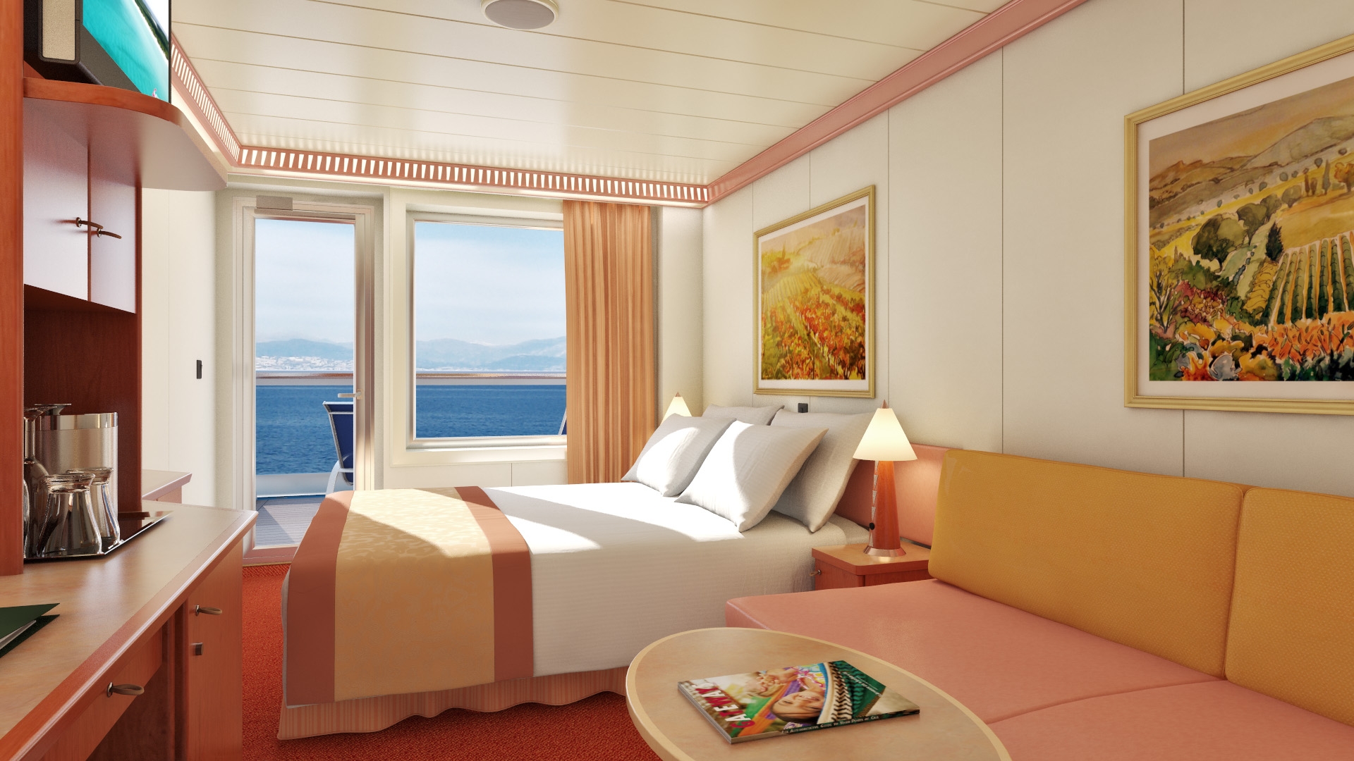 Aft-View Extended Balcony